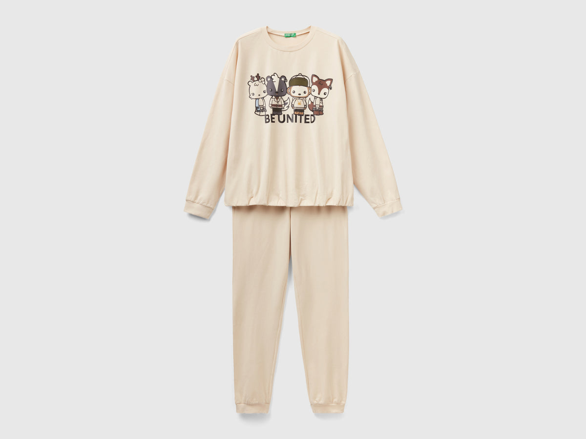 Pigiama mascotte con maglia cropped