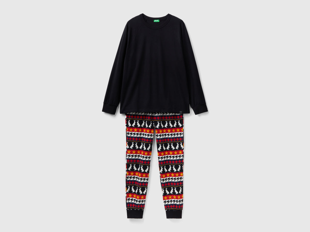 Pigiama in caldo cotone stretch