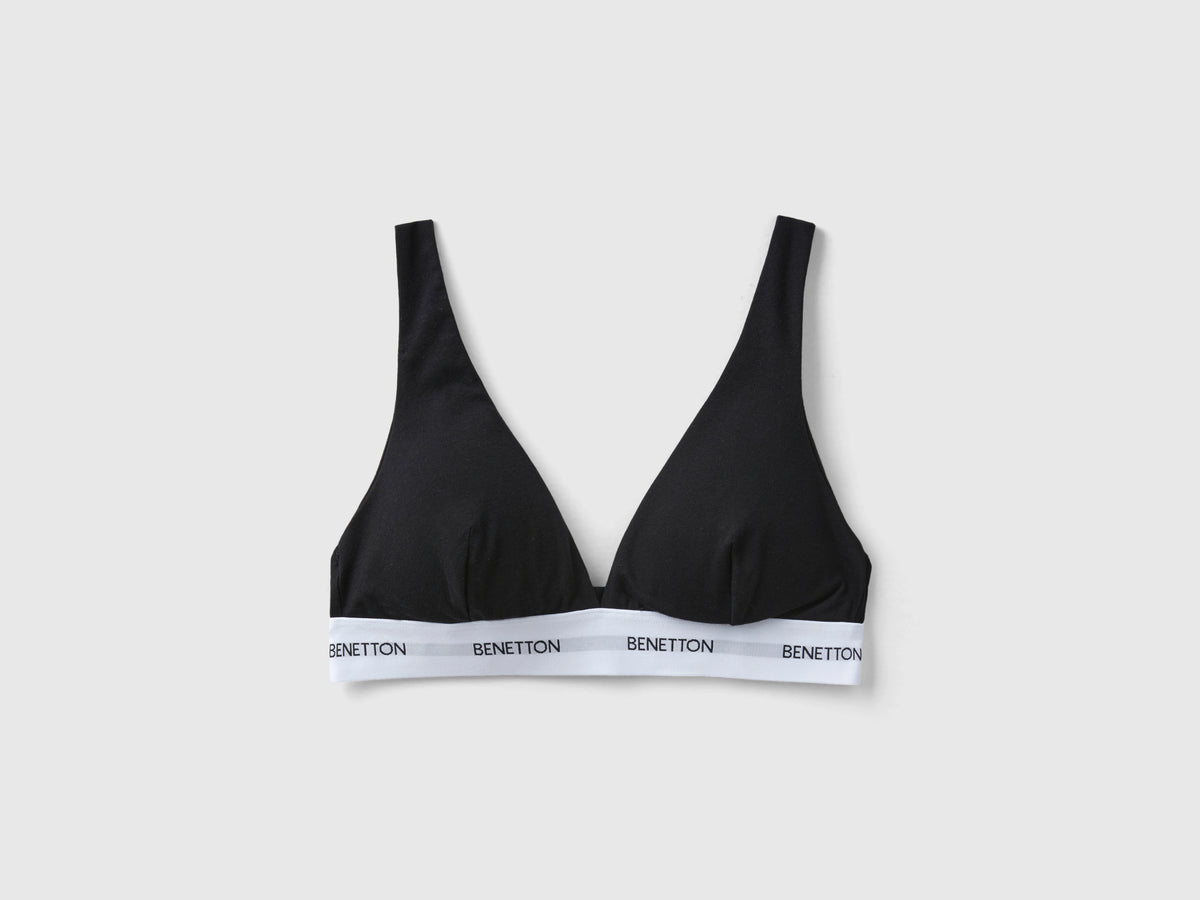 Reggiseno a triangolo in cotone bio