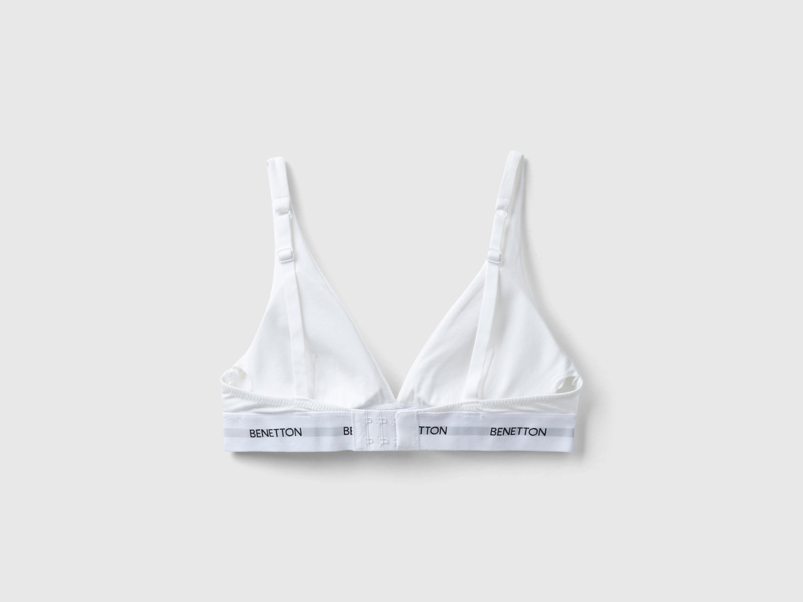 Reggiseno a triangolo in cotone bio da donna bianco 2 | Benetton Outlet