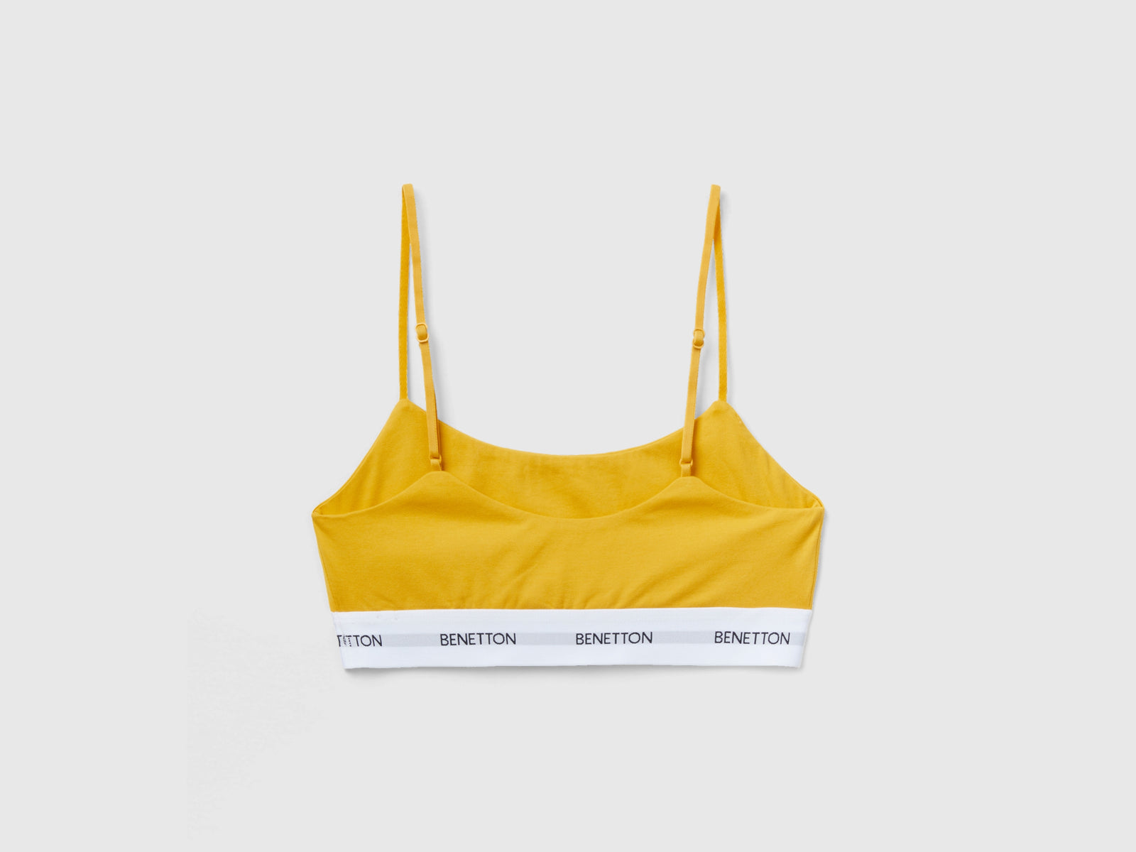 Reggiseno a top in cotone bio da donna giallo 2 | Benetton Outlet