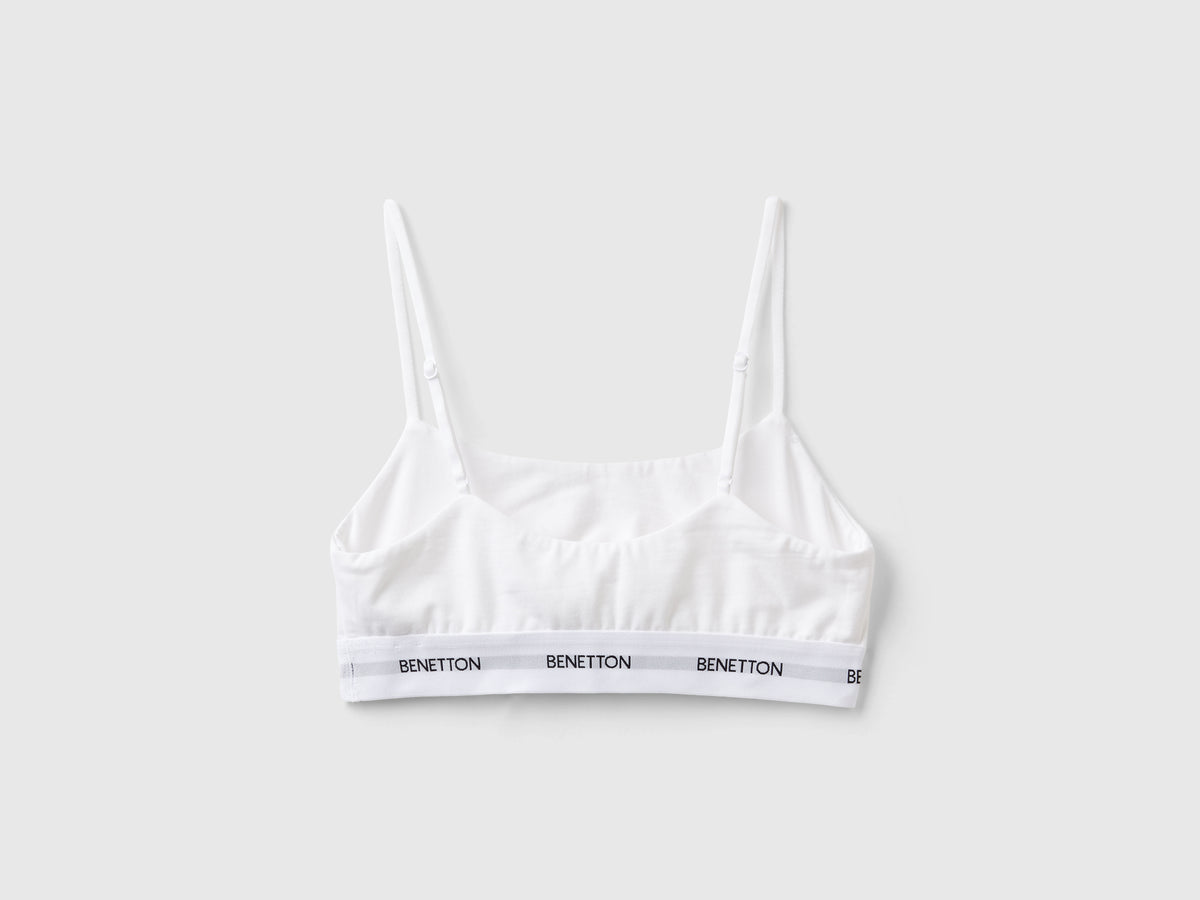 Reggiseno a top in cotone bio