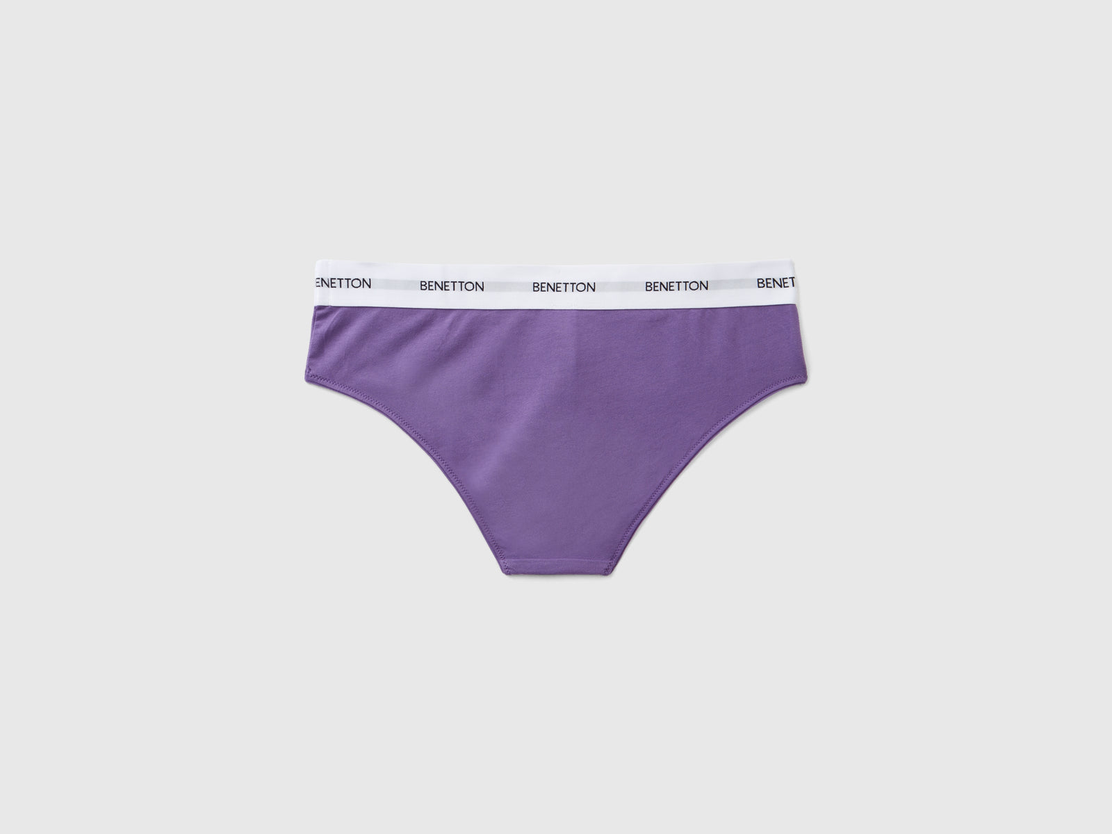 Slip fianco alto in cotone bio da donna viola 2 | Benetton Outlet