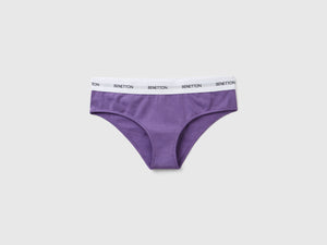 Slip fianco alto in cotone bio