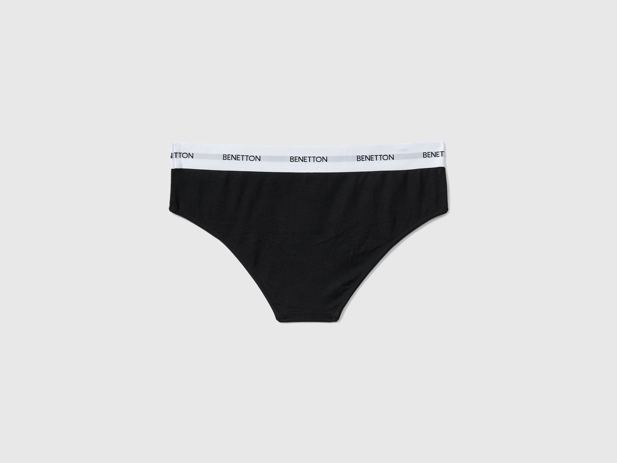 Slip fianco alto in cotone bio
