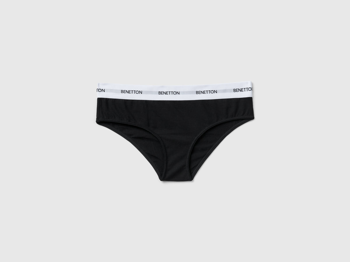 Slip fianco alto in cotone bio