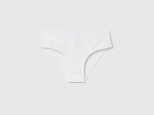 Slip fianco alto in cotone bio stretch