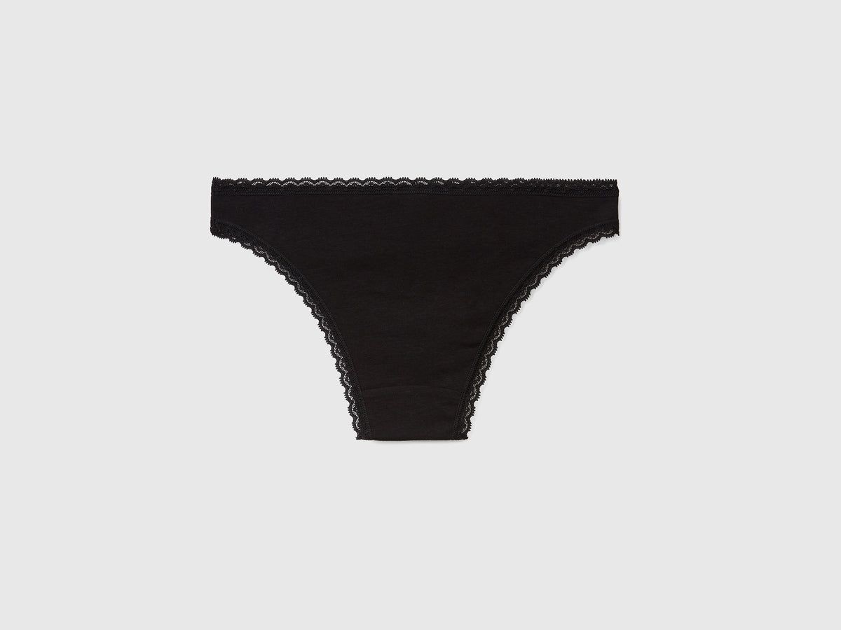 Slip a vita bassa in cotone bio stretch