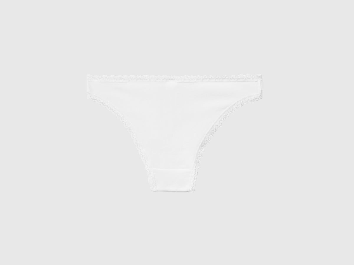 Slip a vita bassa in cotone bio stretch