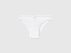 Slip a vita bassa in cotone bio stretch