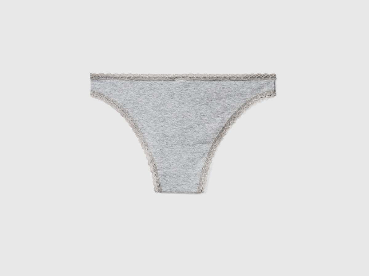 Slip a vita bassa in cotone bio stretch