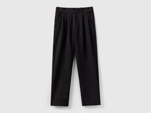 Pantaloni in misto viscosa stretch