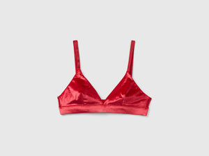 Reggiseno a triangolo in velour