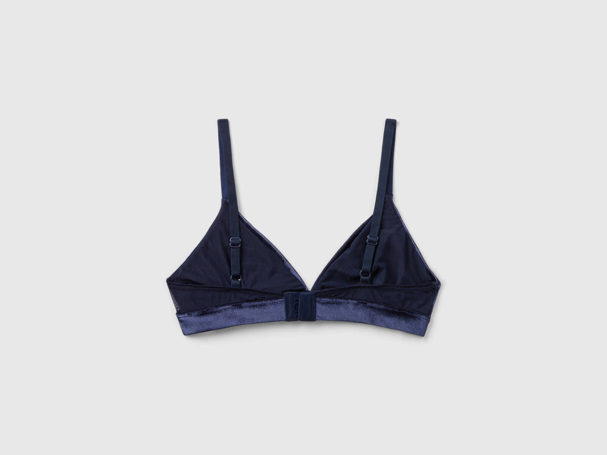 Reggiseno a triangolo in velour