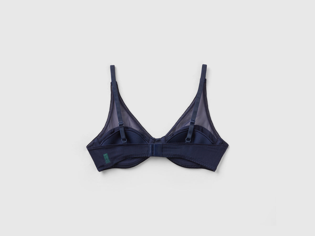 Reggiseno in velour semi imbottito