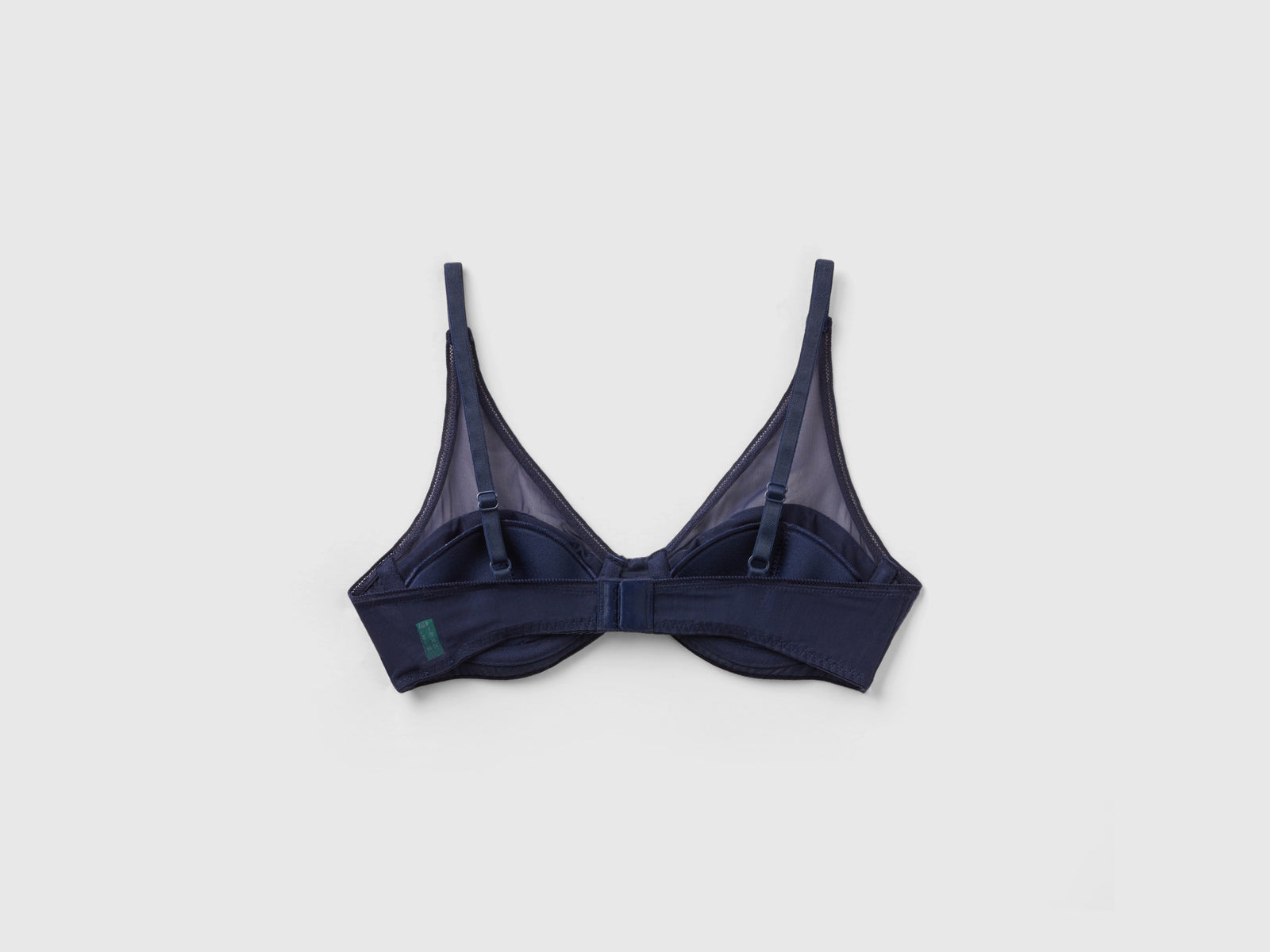 Reggiseno in velour semi imbottito da donna blu scuro 2 | Benetton Outlet