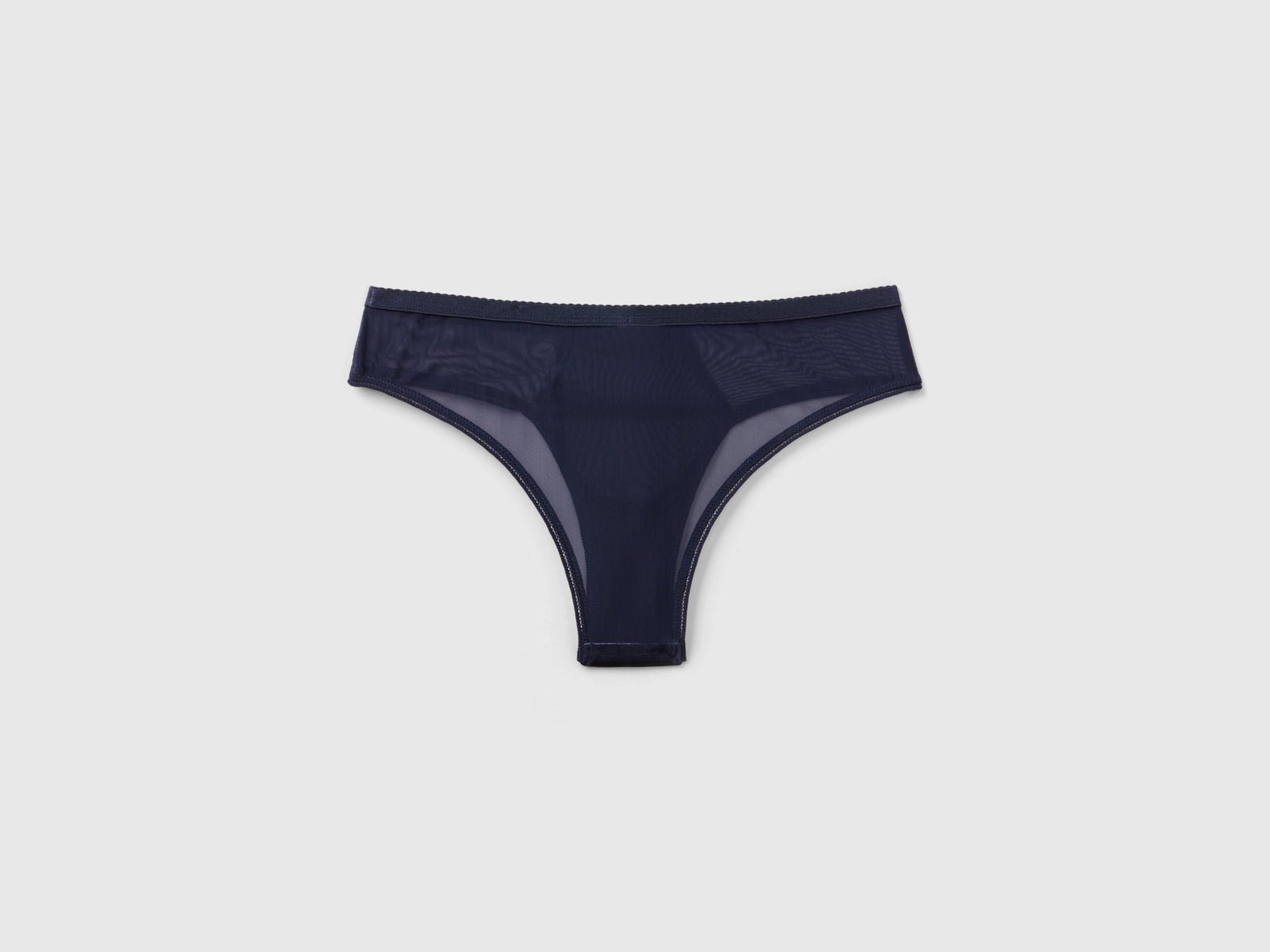 Brasiliana in velour da donna blu scuro 2 | Benetton Outlet