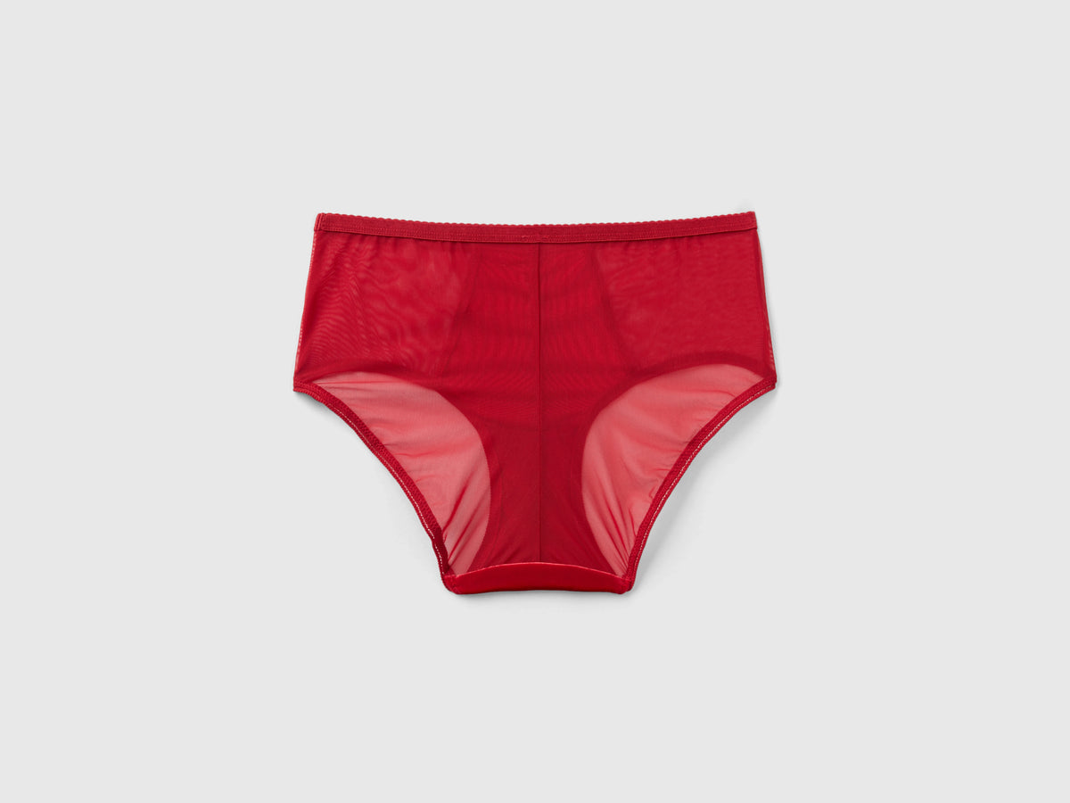 Slip fianco alto in velour