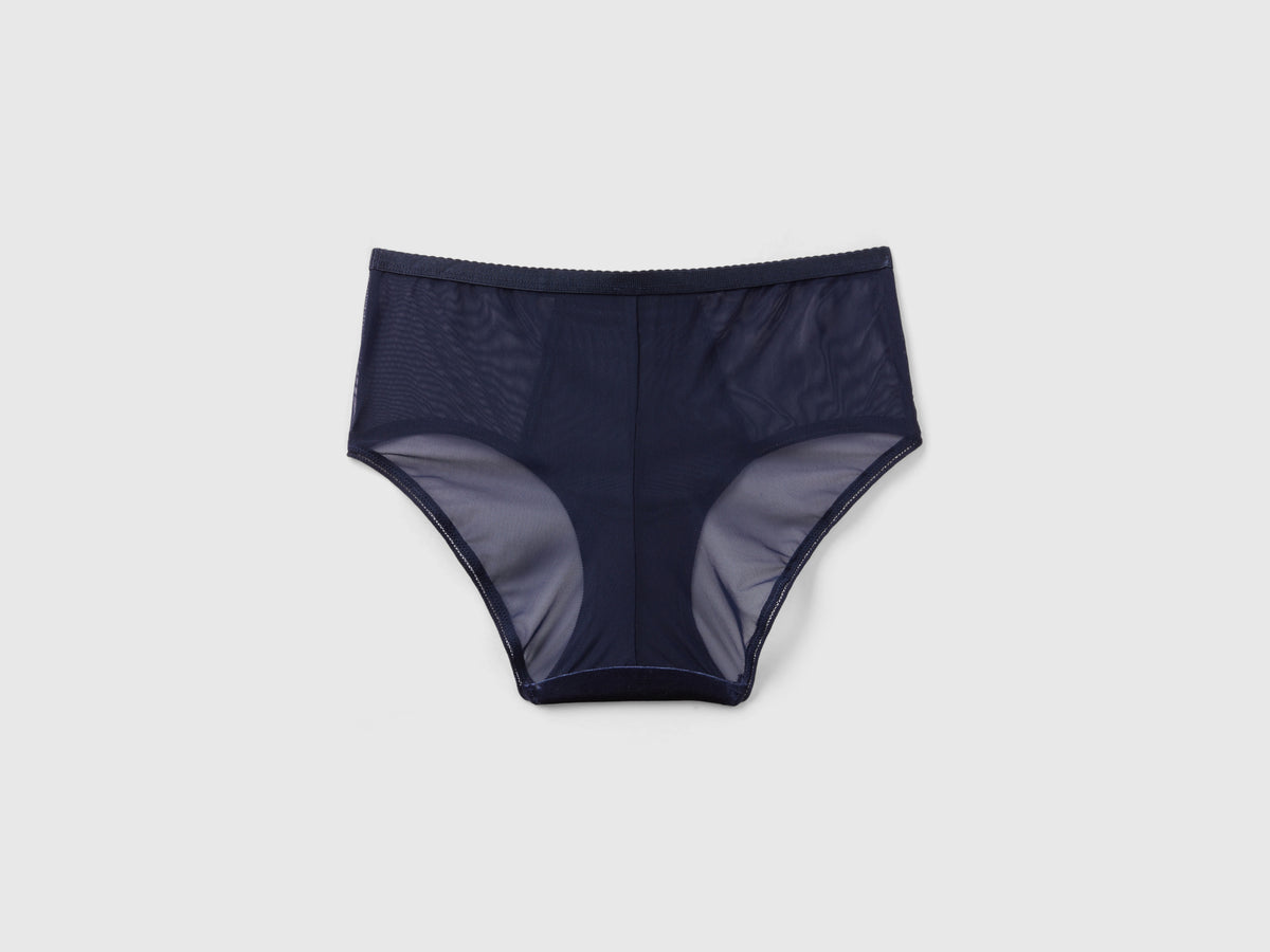 Slip fianco alto in velour