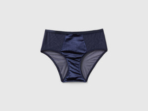 Slip fianco alto in velour