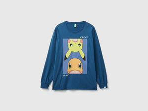 Maglia Pokémon in cotone a fibra lunga
