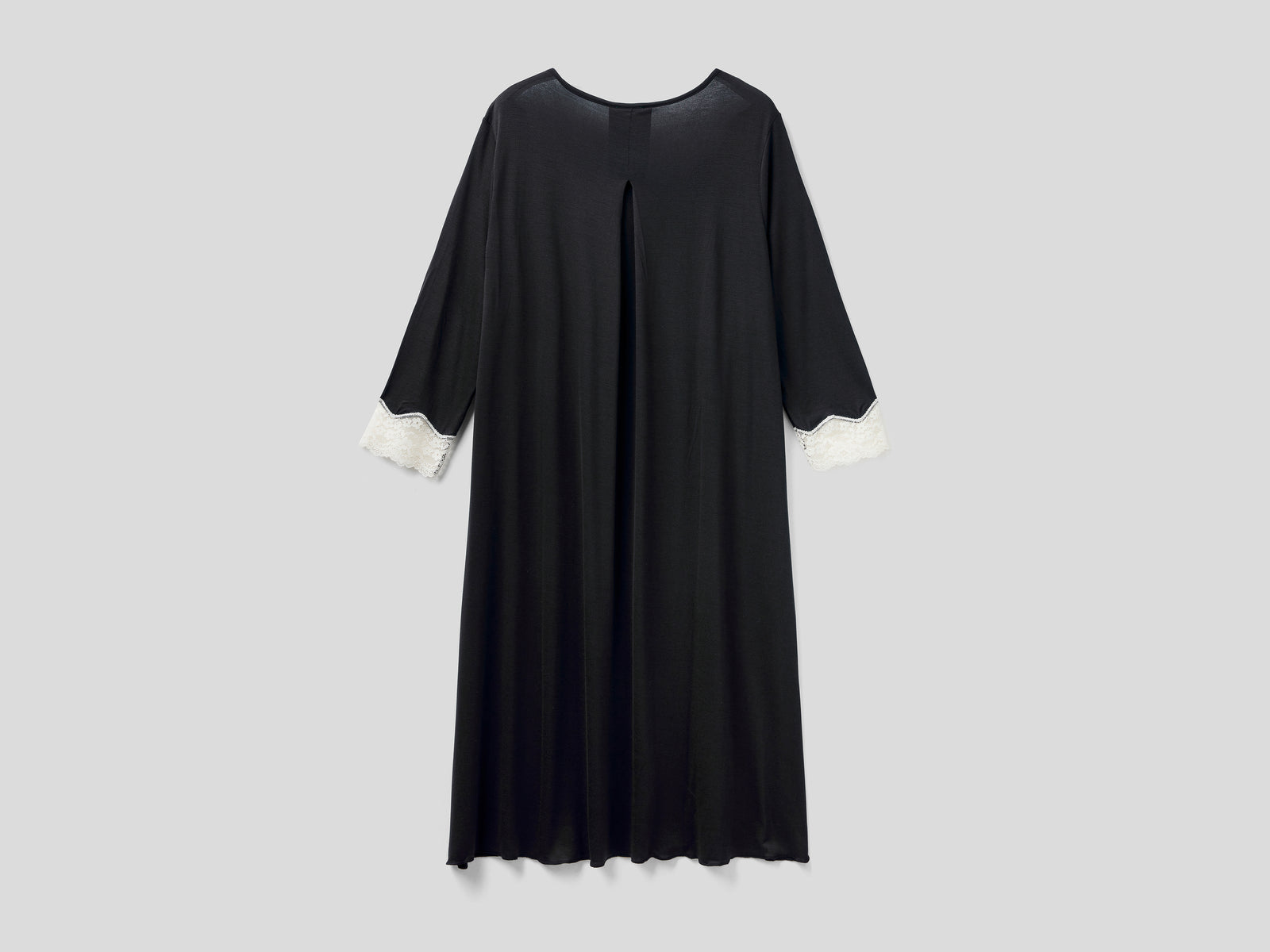 Camisón con detalles de encaje da donna nero 2 | Benetton Outlet