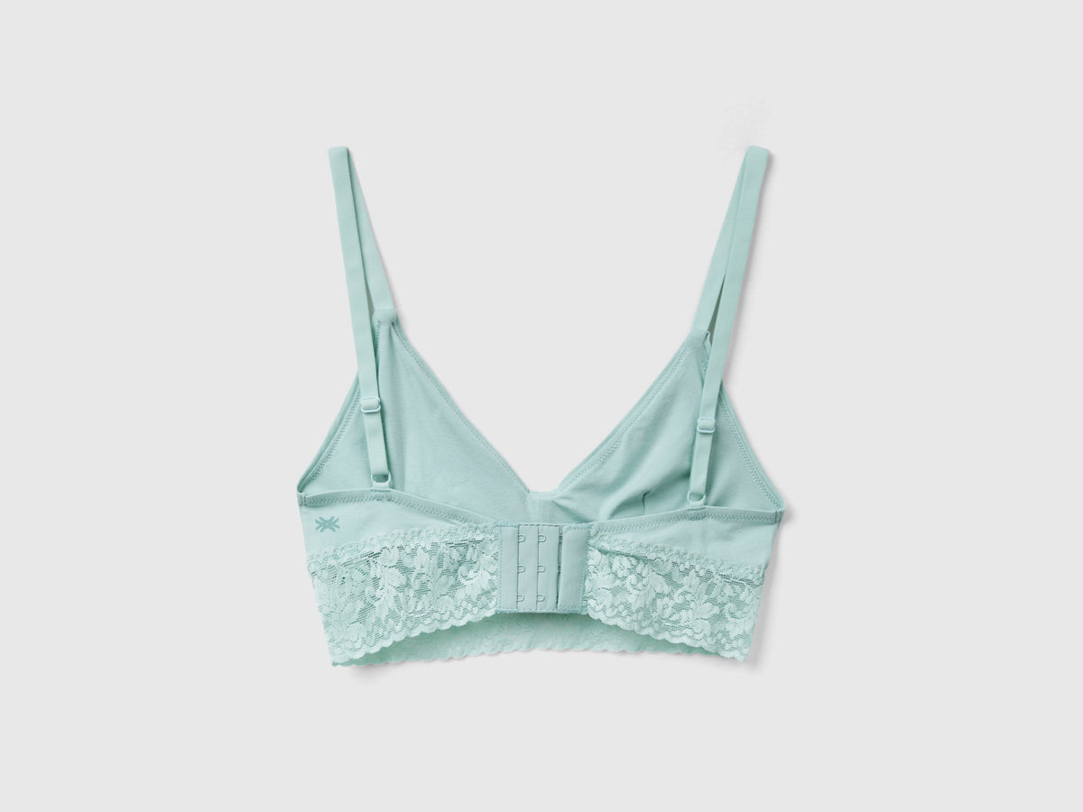 Bralette de algodón orgánico súper elástico
