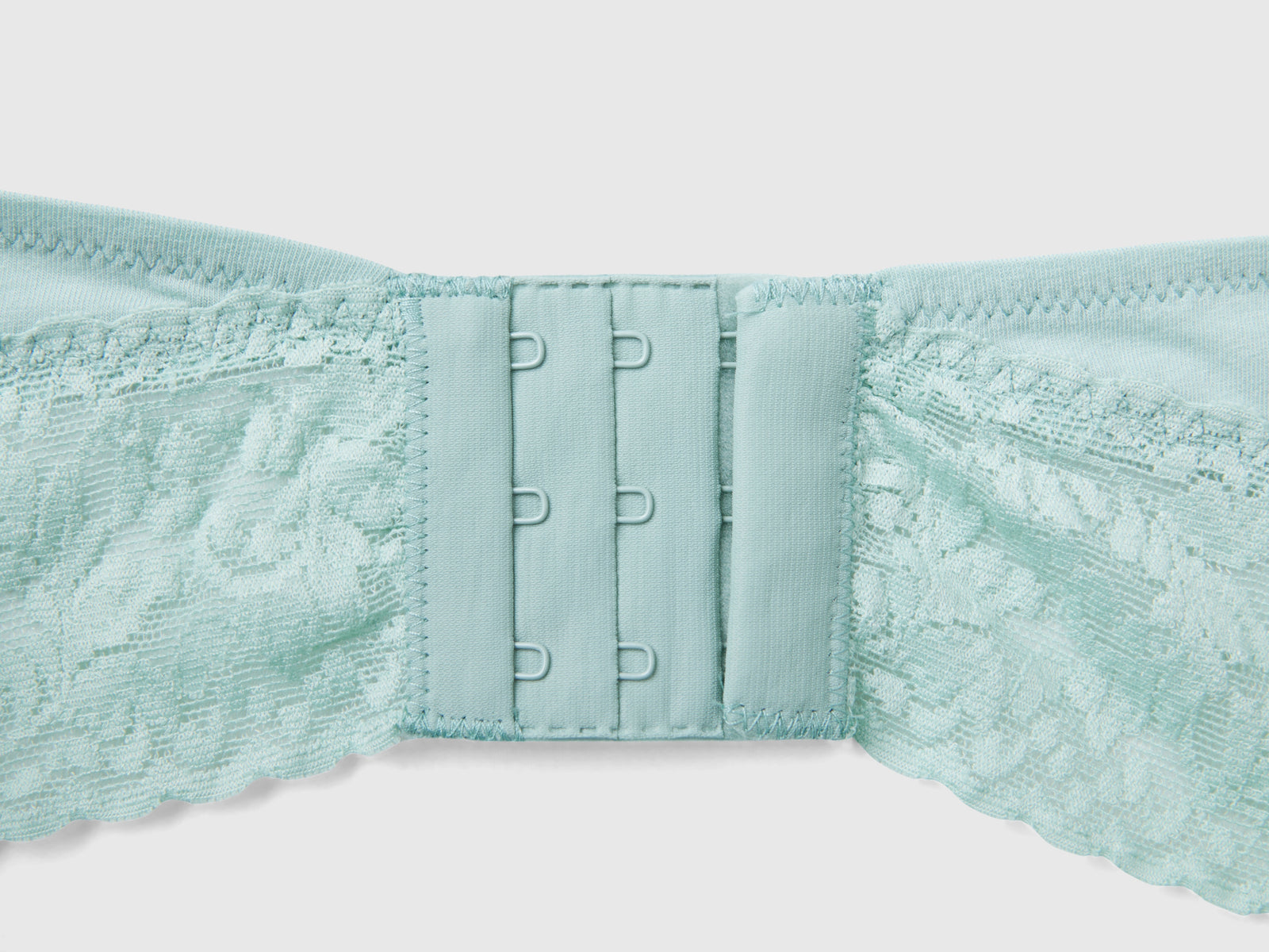Bralette de algodón orgánico súper elástico da donna verde acqua 3 | Benetton Outlet