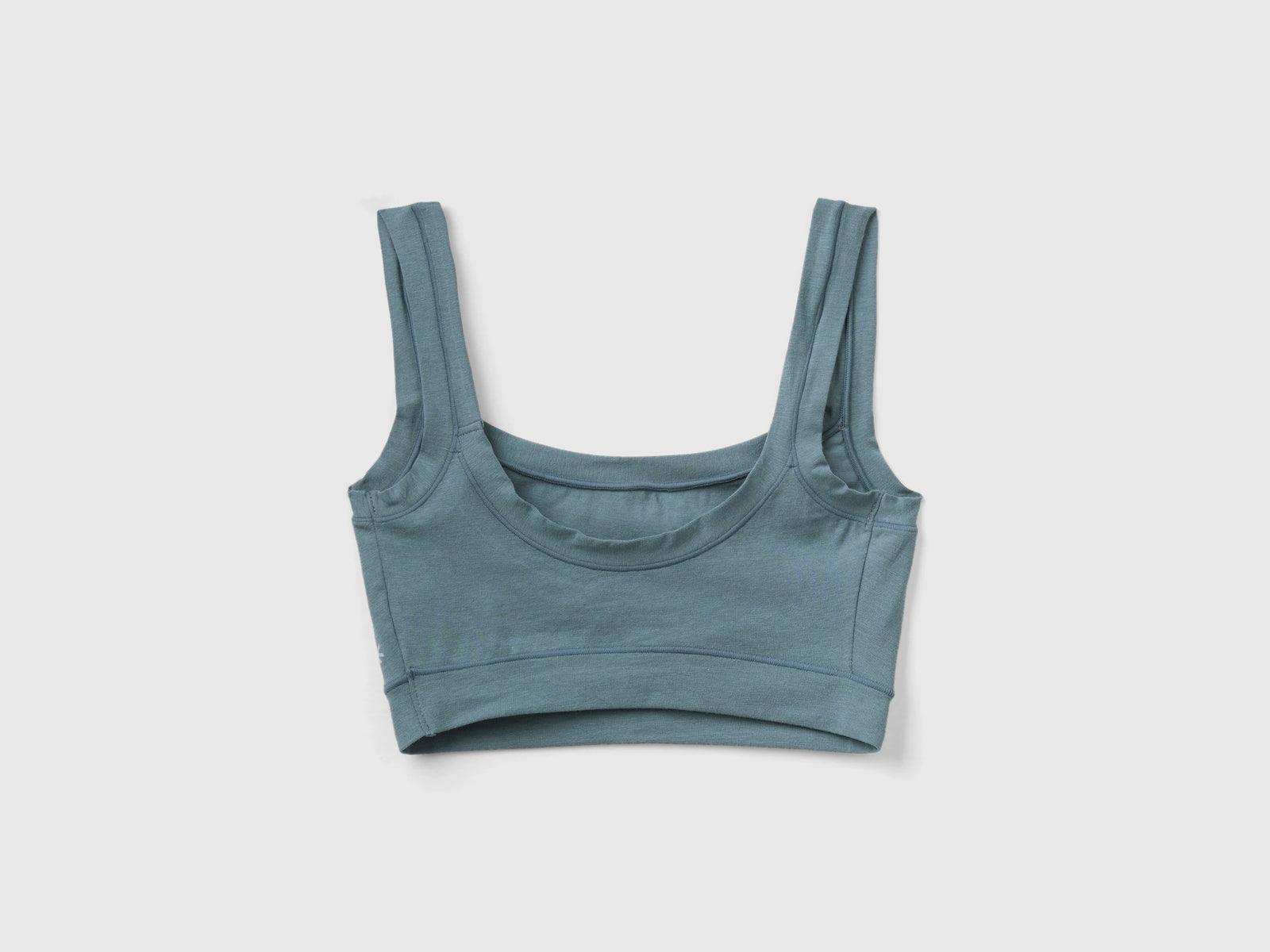Sujetador de algodón orgánico súper elástico da donna grigio scuro 2 | Benetton Outlet