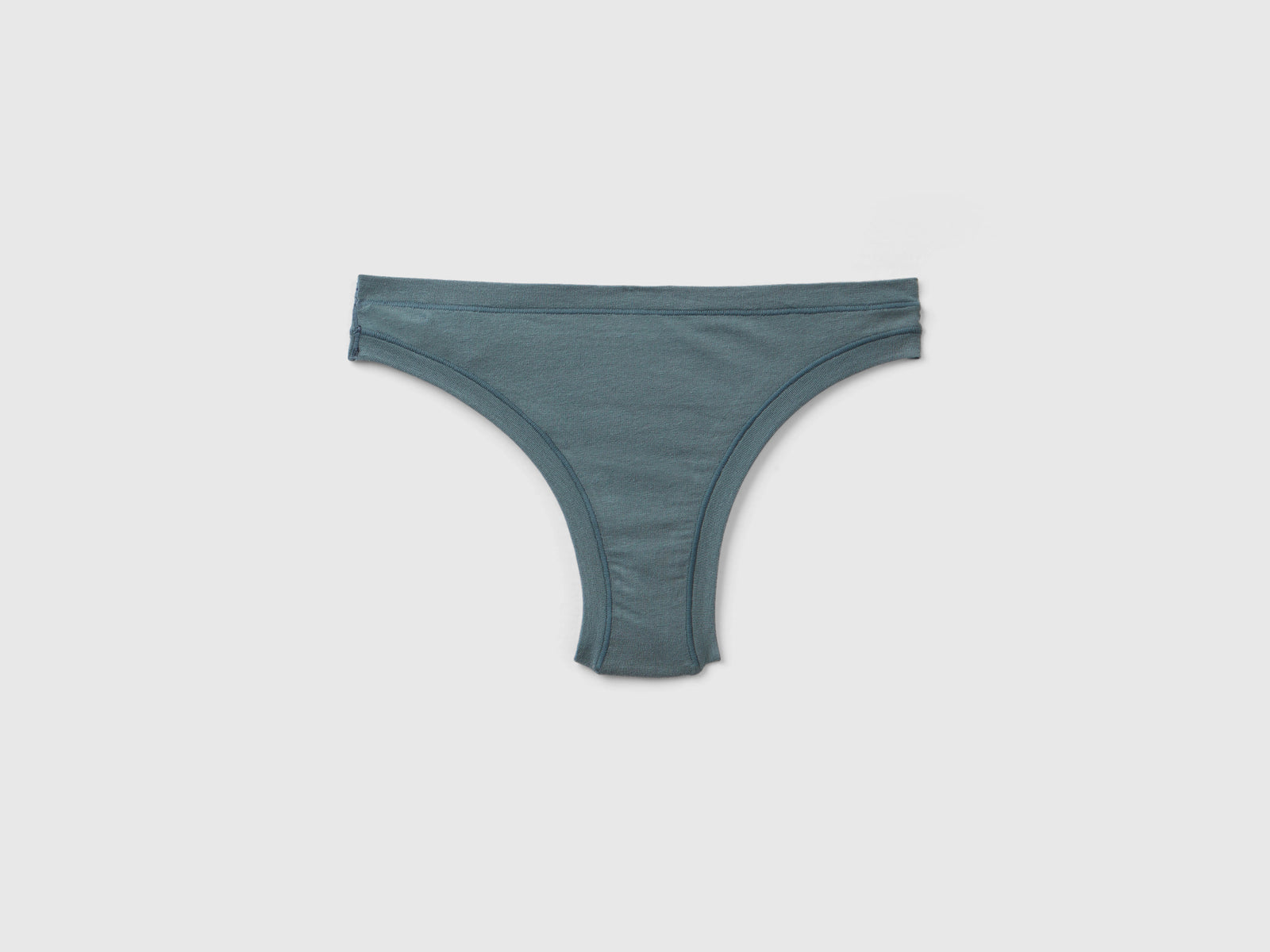 Brasiliana in cotone bio super stretch da donna grigio scuro 2 | Benetton Outlet