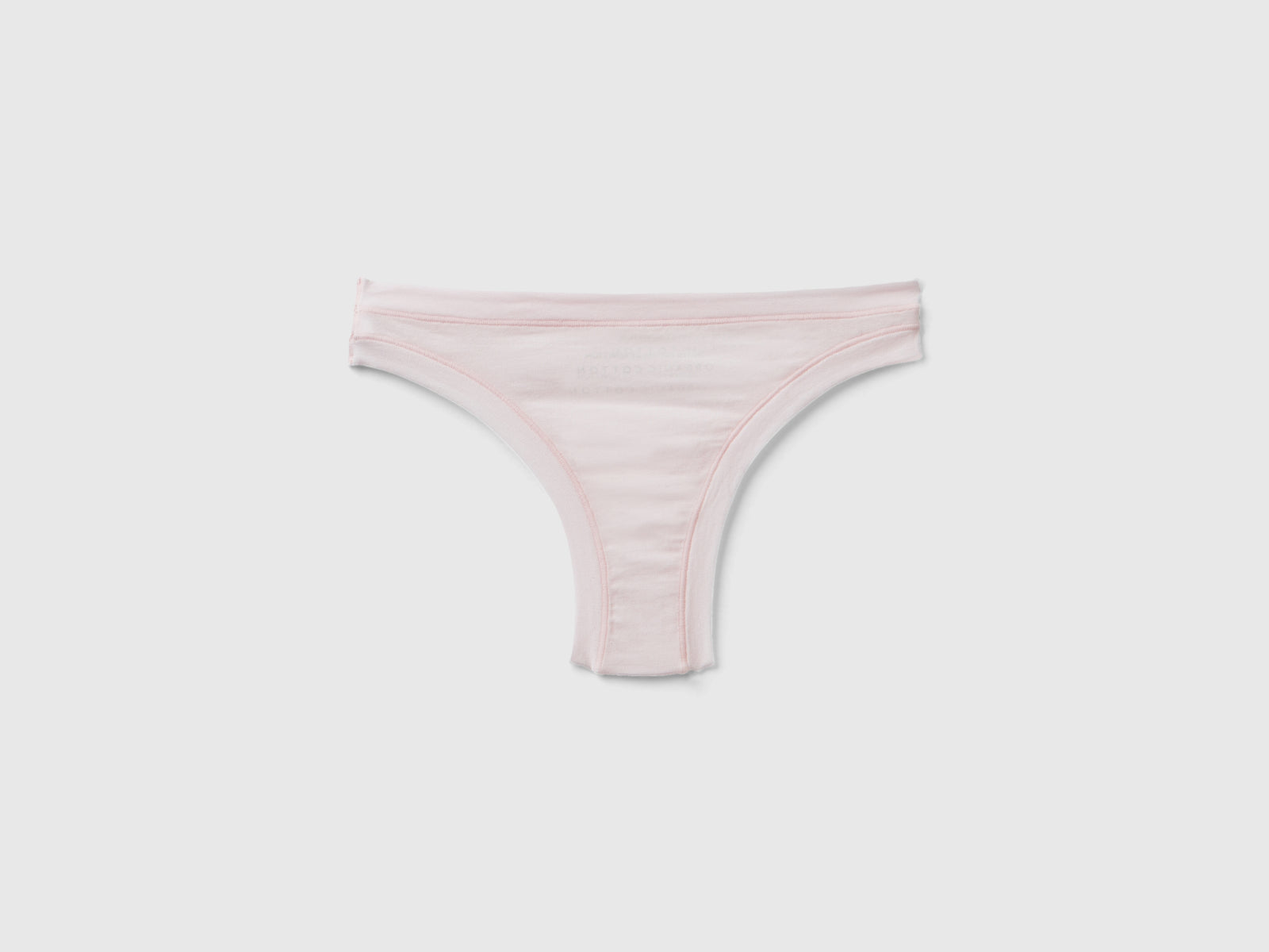 Brasiliana in cotone bio super stretch da donna rosa tenue 2 | Benetton Outlet