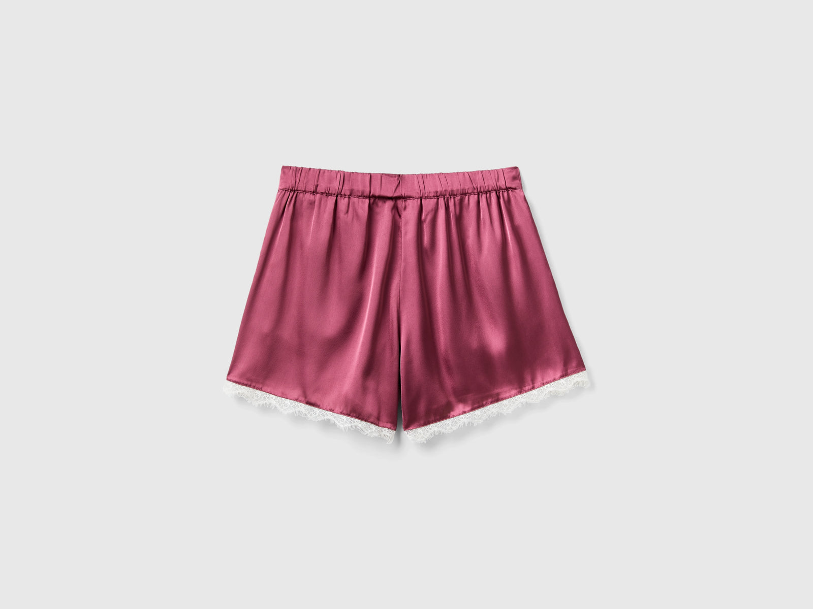 Shorts in satin da donna malva 2 | Benetton Outlet