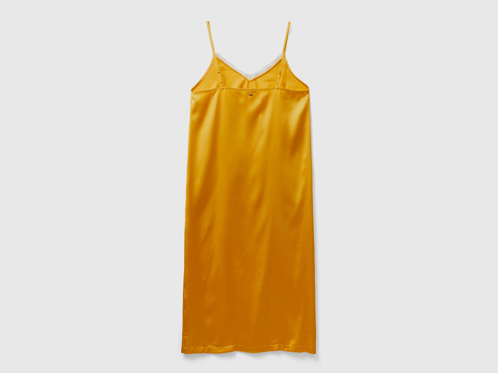 Combinación de satén da donna giallo 2 | Benetton Outlet