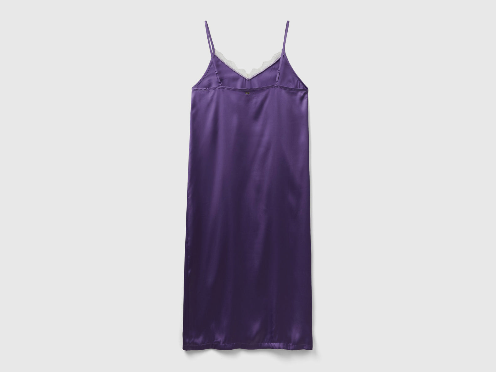 Combinación de satén da donna lavanda 2 | Benetton Outlet