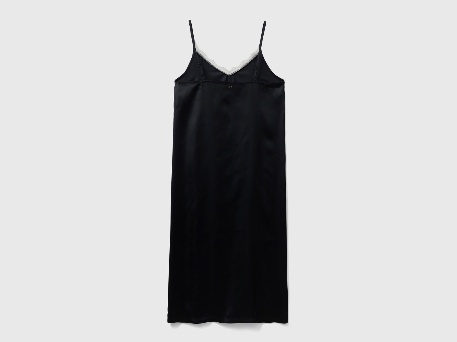 Combinación de satén da donna nero 2 | Benetton Outlet