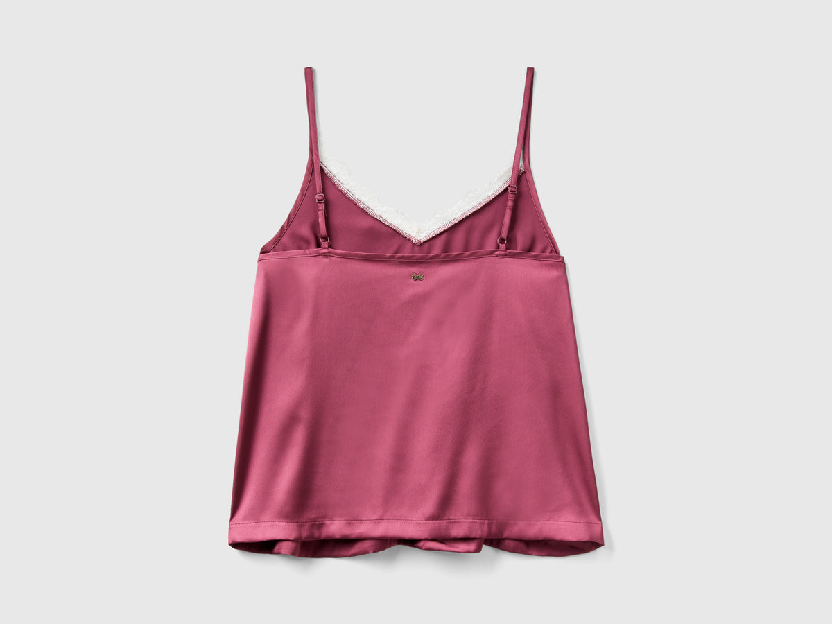Camiseta de tirantes de satén