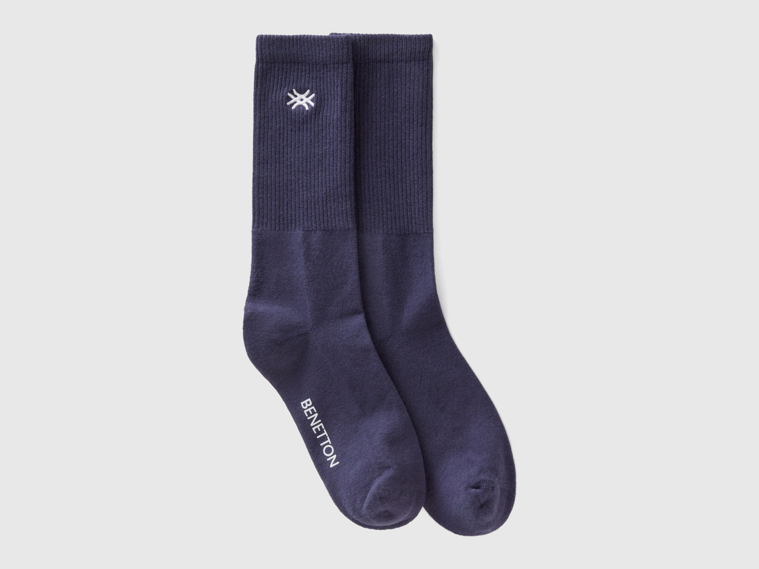 Calcetines deportivos de mezcla de algodón da uomo blu scuro | Benetton Outlet