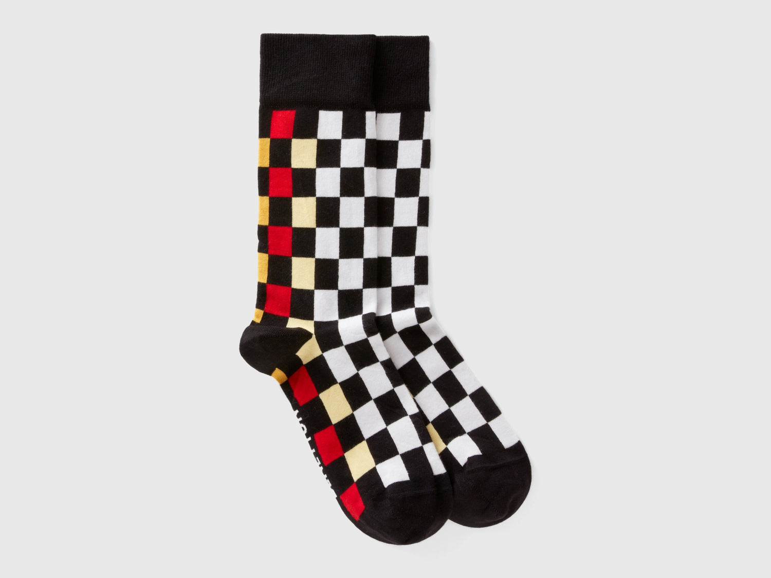 calcetines largos a cuadros da uomo multi-color | Benetton Outlet