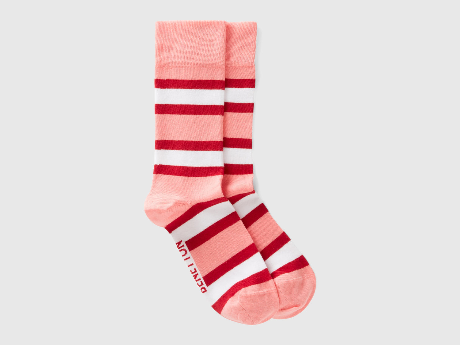 calcetines largos de rayas da uomo rosa | Benetton Outlet