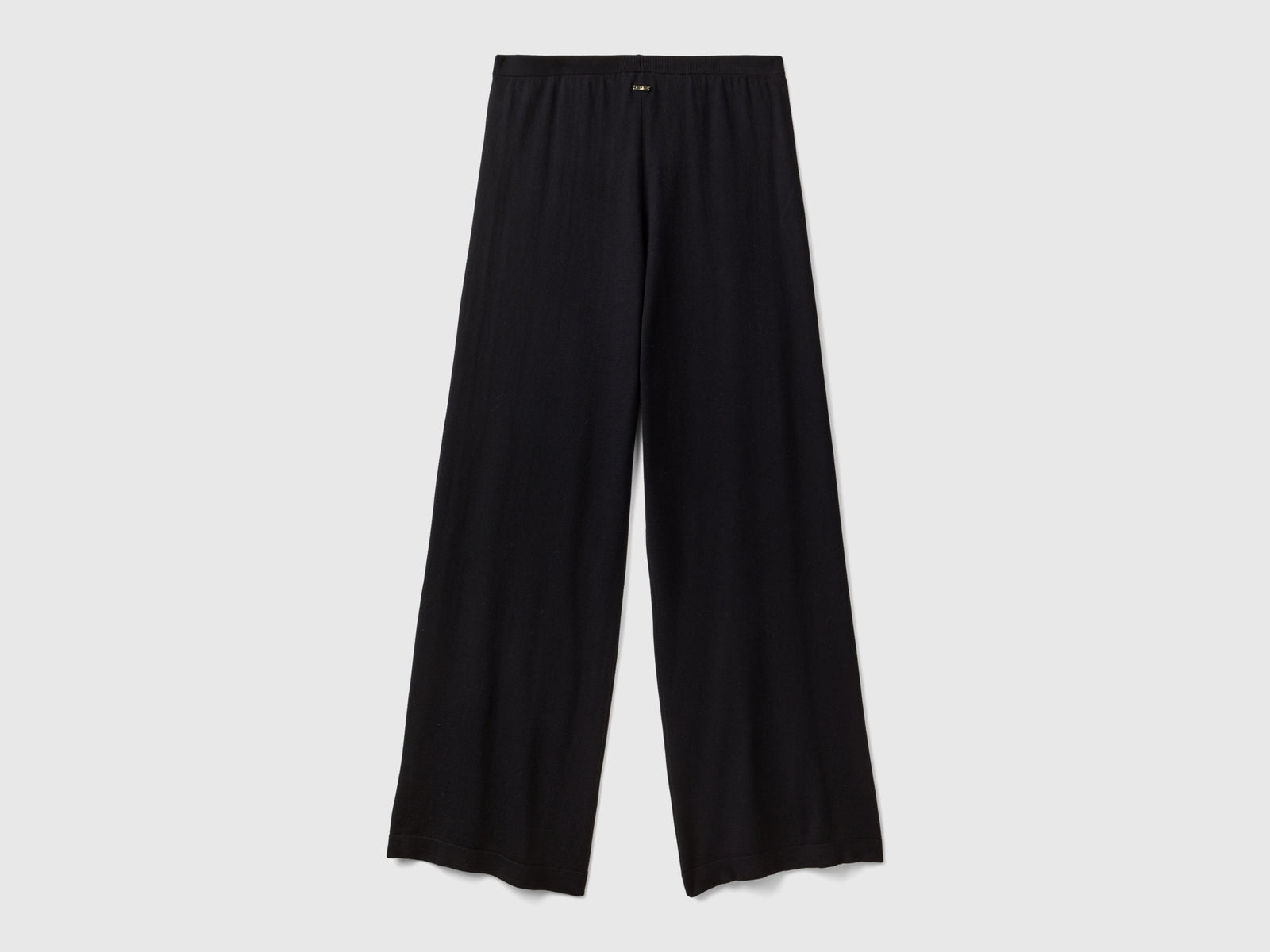 Pantaloni in maglia da donna nero 2 | Benetton Outlet