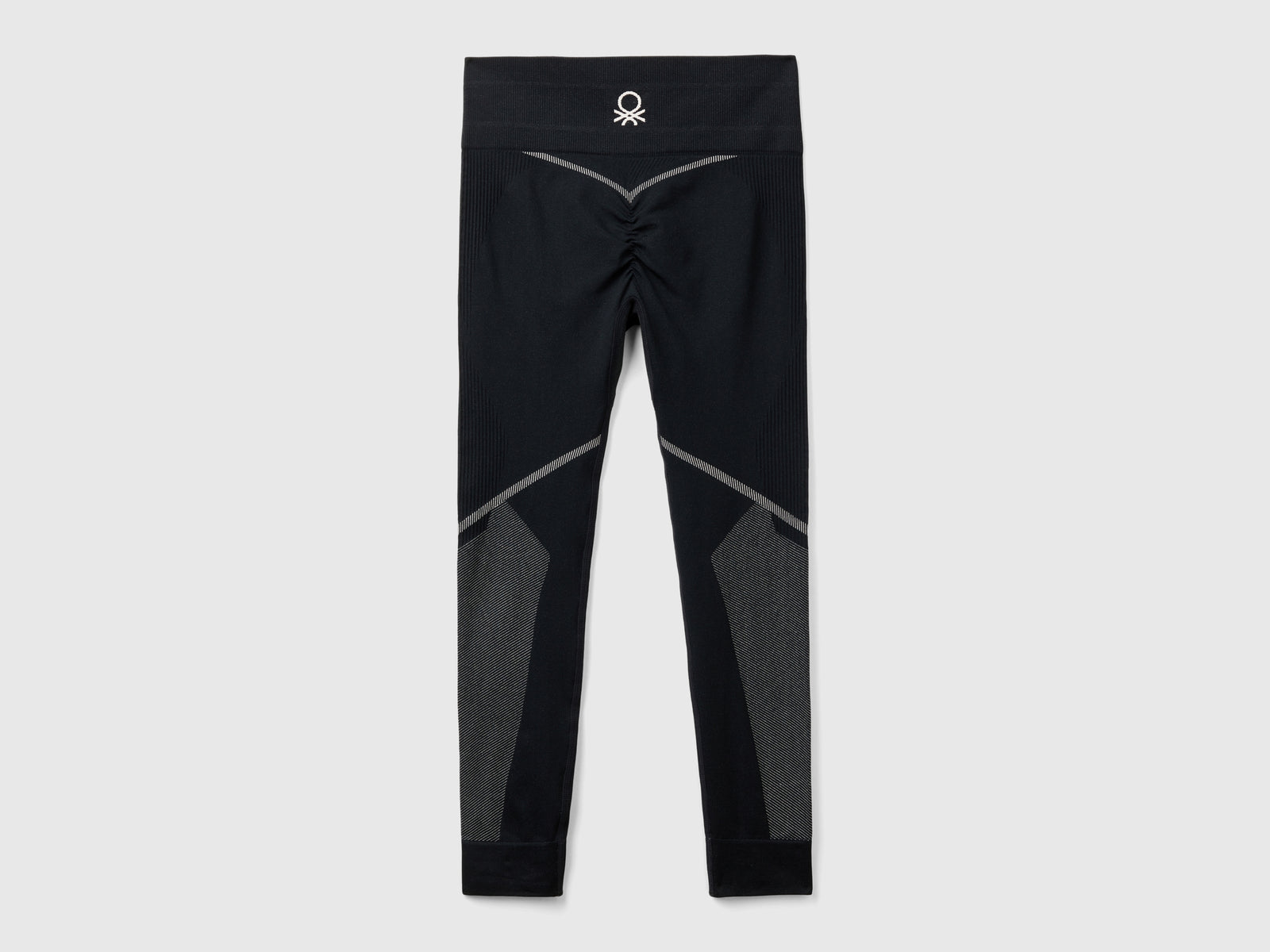 Leggings sportivi senza cuciture da donna nero 2 | Benetton Outlet