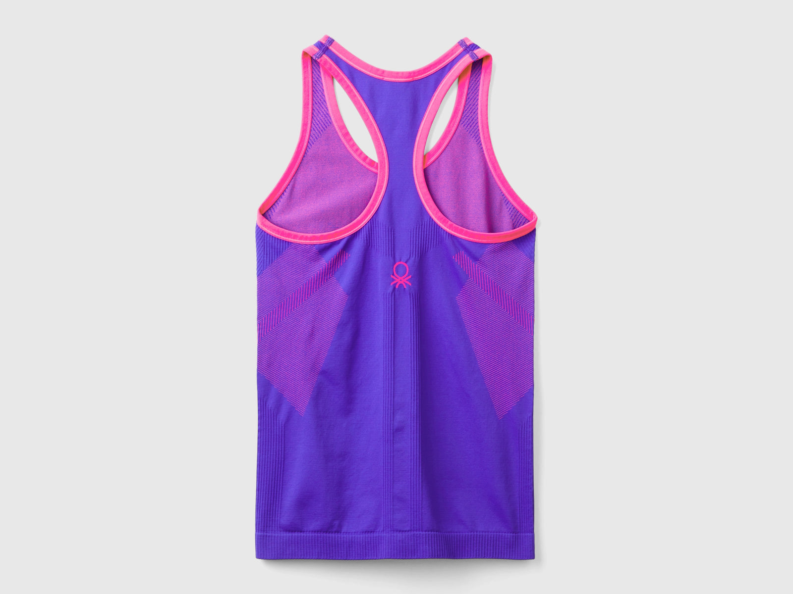 Canotta sportiva senza cuciture da donna viola 2 | Benetton Outlet