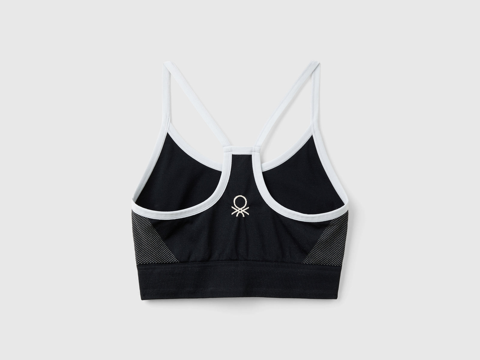 Top bra sportivo senza cuciture da donna nero 2 | Benetton Outlet