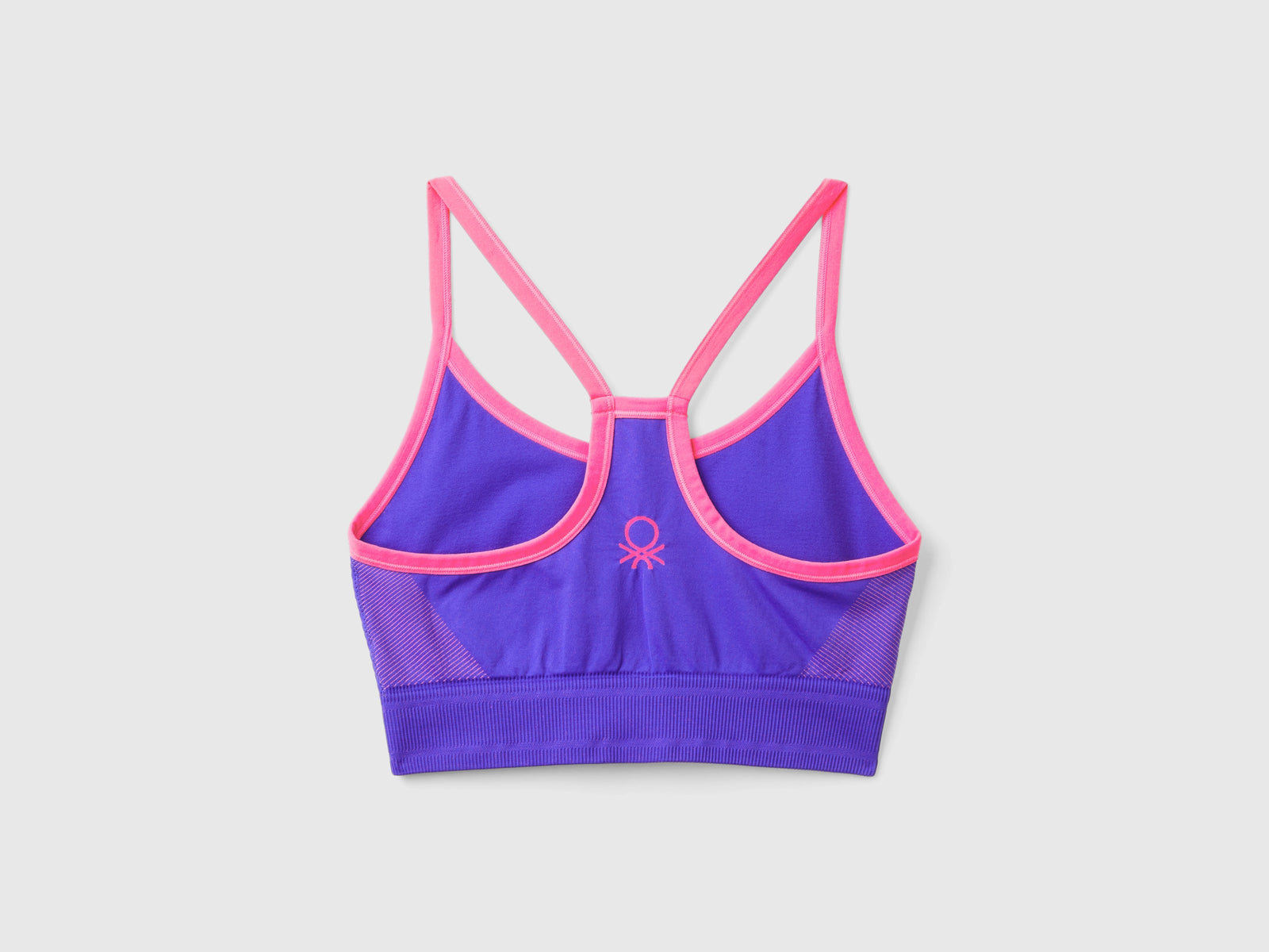 Top bra sportivo senza cuciture da donna viola 2 | Benetton Outlet
