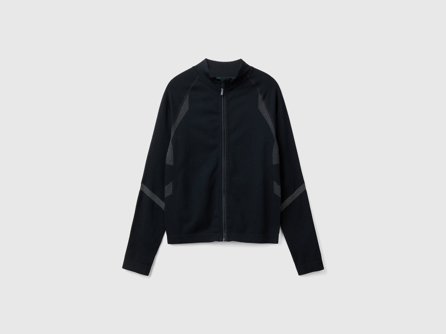 Giacca sportiva senza cuciture da donna nero | Benetton Outlet