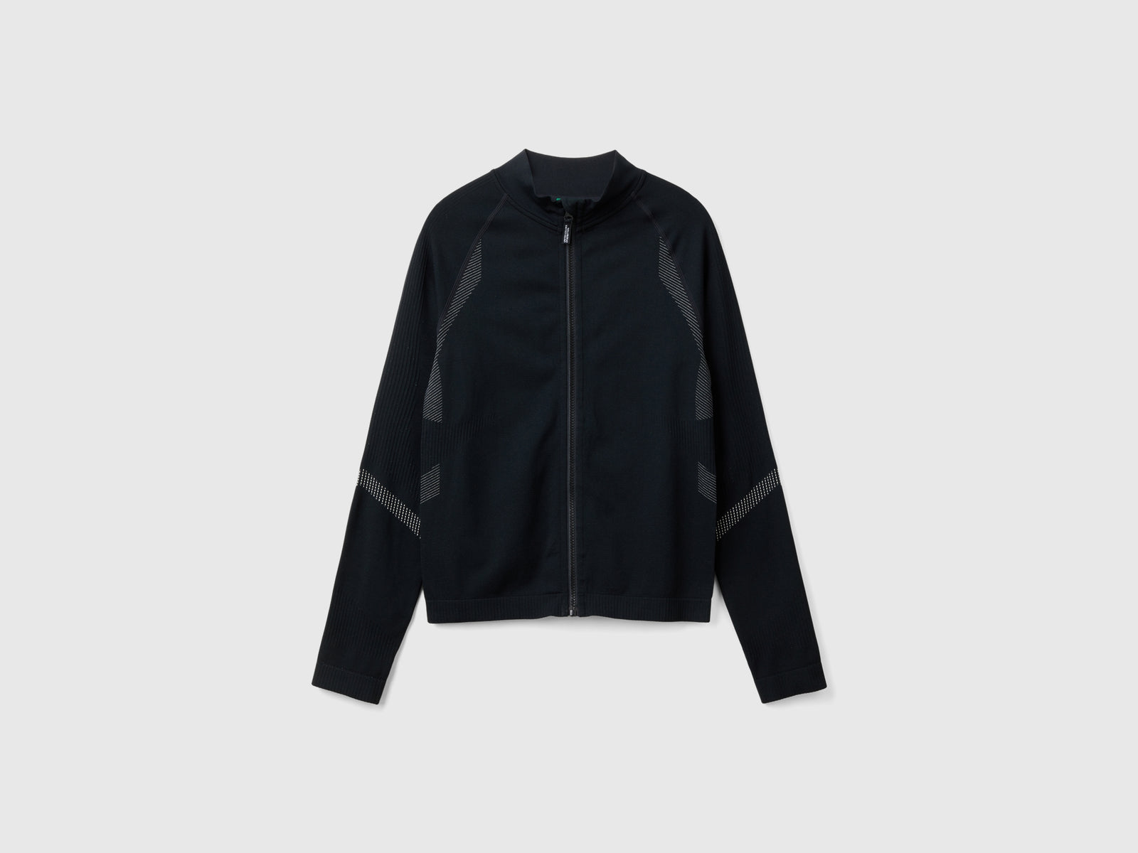 Giacca sportiva senza cuciture da donna nero | Benetton Outlet