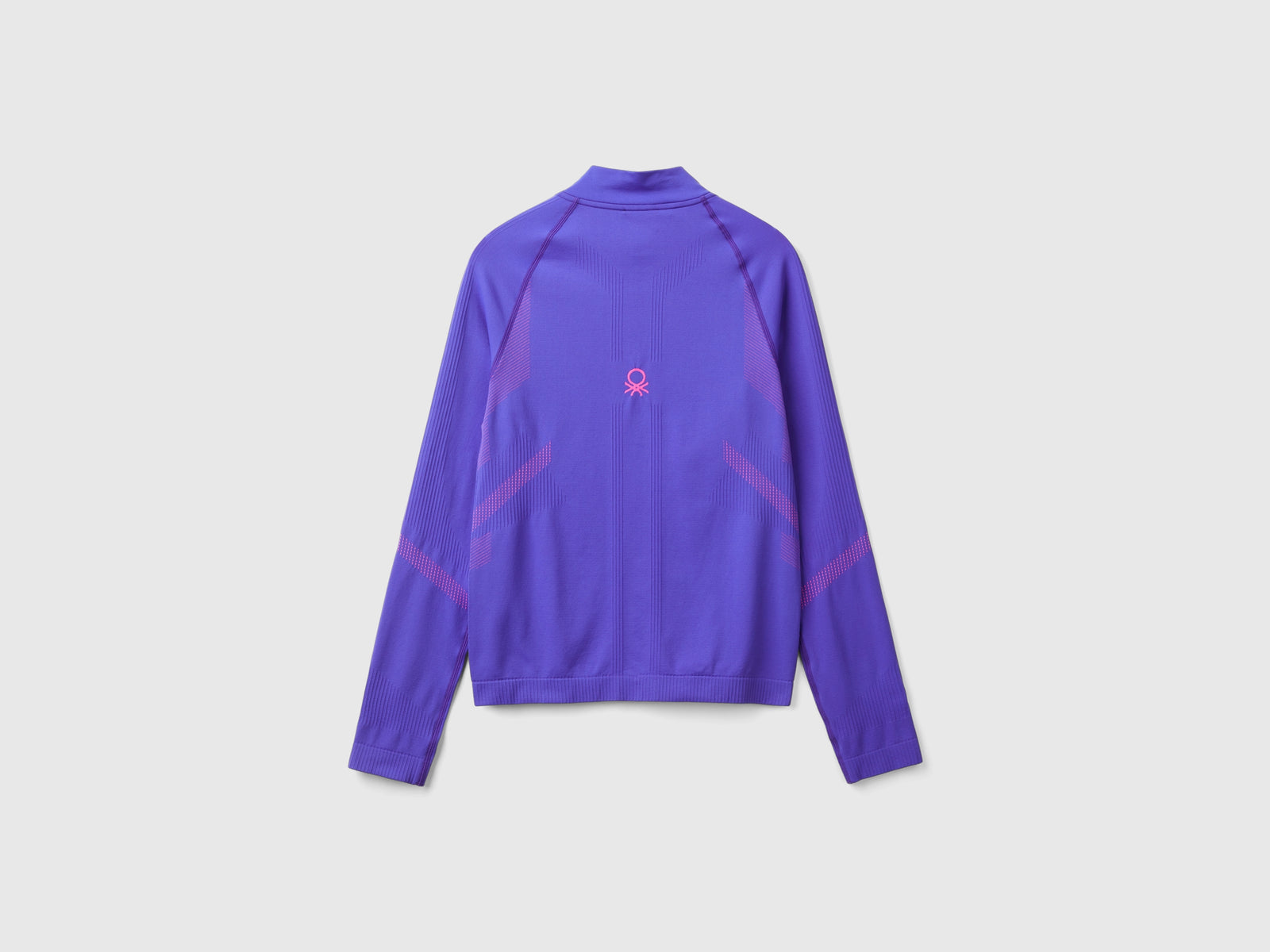 Giacca sportiva senza cuciture da donna viola 2 | Benetton Outlet