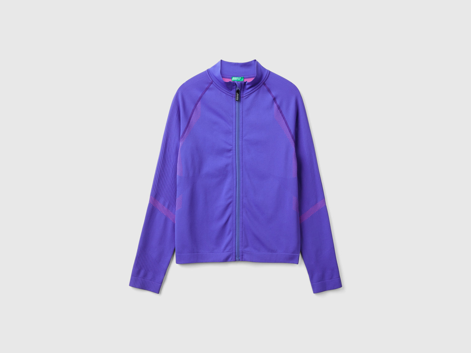Giacca sportiva senza cuciture da donna viola | Benetton Outlet