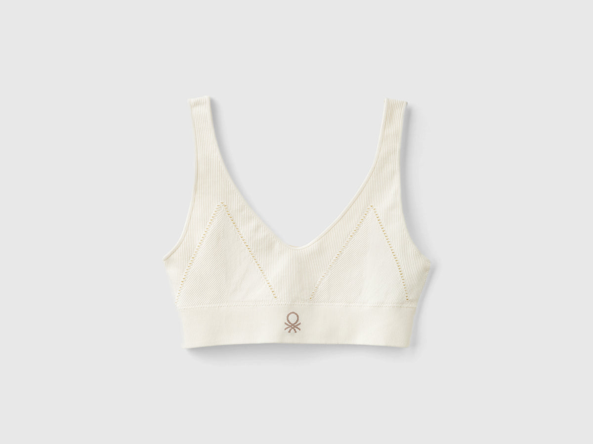 Reggiseno a triangolo in misto nylon riciclato