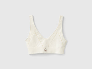 Reggiseno a triangolo in misto nylon riciclato